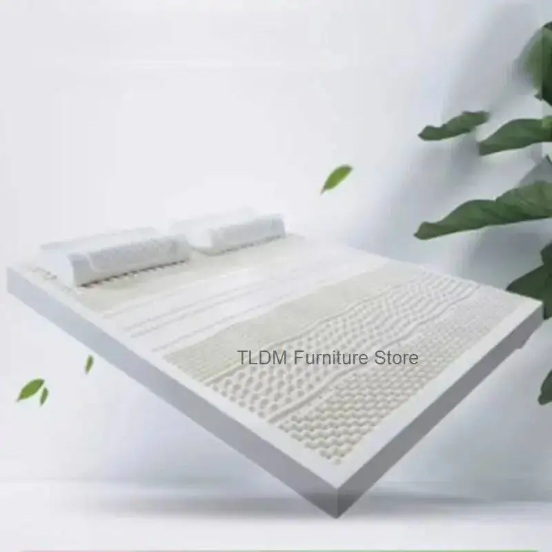 Colchones Dobles de Látex Natural Tamaño King, Colchones de Látex Plegables Molblly, Colchón Matrimonial Plegable Tamaño Queen, Muebles