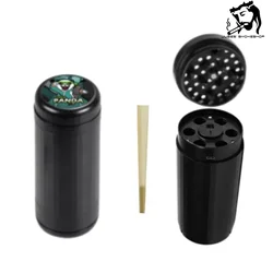 2 in 1 Electric Herb Herbal Crusher Horn Tube Filling Machine Kit Tobacco Grinder for DIY Rolling Paper Smoking Pipe Accessories