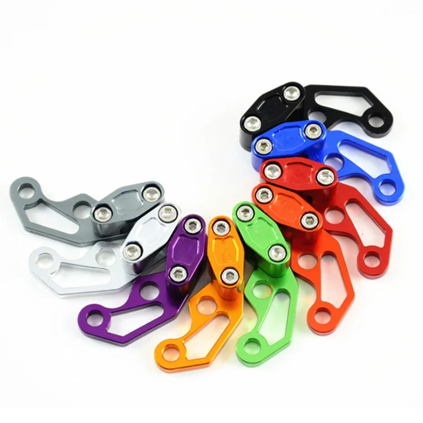 Motorcycle Bikes Modified Oil Pipeline Brake Line Clamp Protector Moto Oil Pipe Cable Clip Brake Cable Tube Line Clamps Fit 1pcs