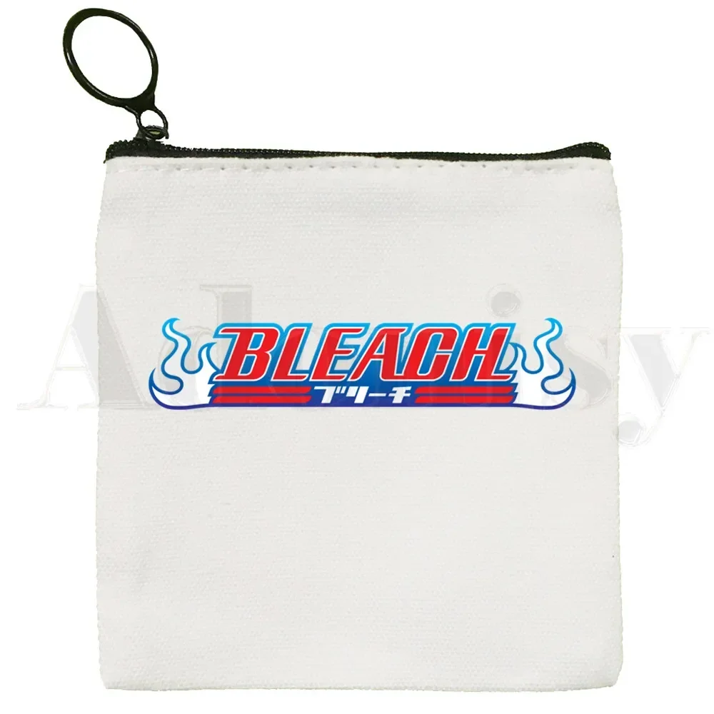 Bleach Anime Kurosaki ichigo Zaraki Kenpachi Coin Purse Storage Small Bag Card  Key  Coin Clutch  Zipper Key Bag