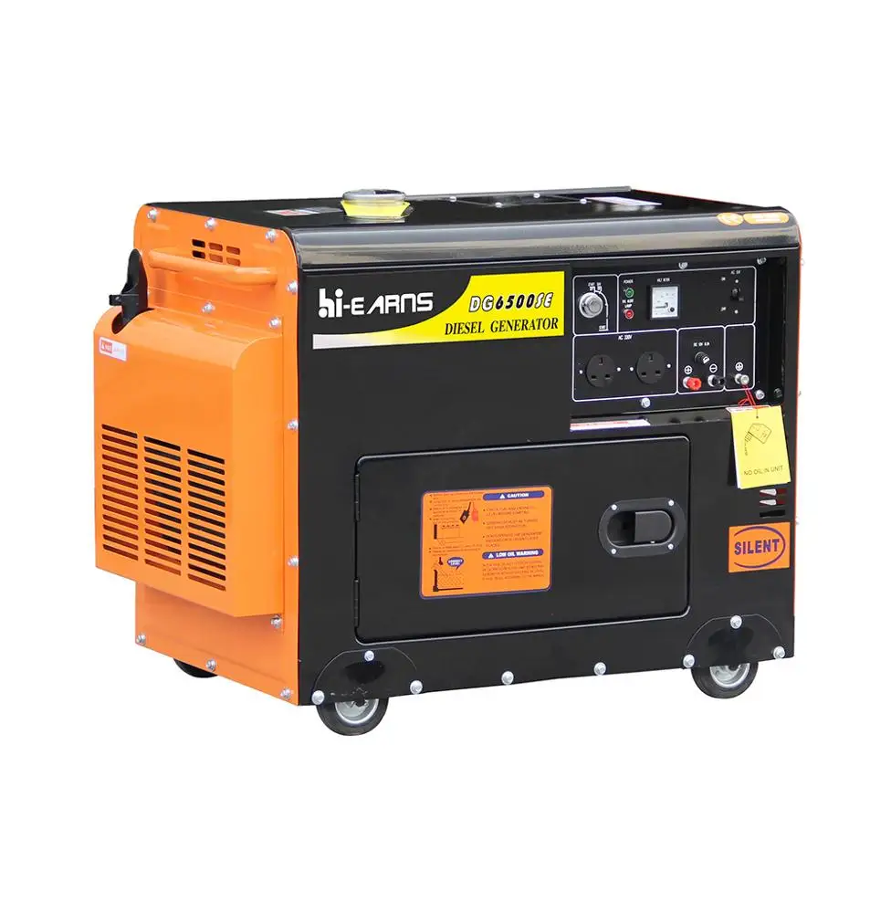 6KVA 5KW three phase generator die·sel with ATS and three in one display