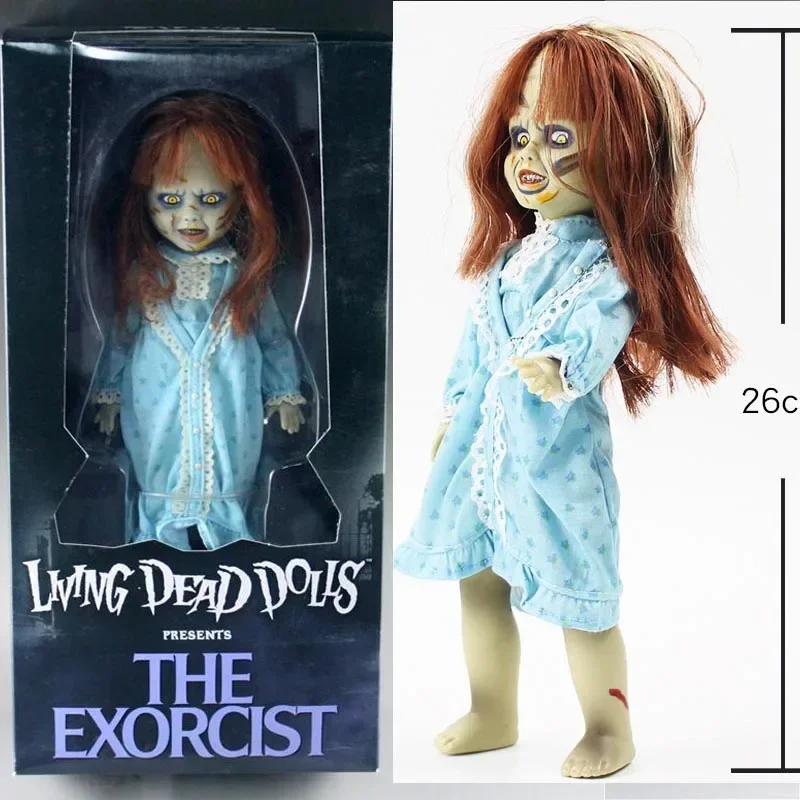 Mezco-O Exorcista Anime PVC Action Figure, Horror Living Dead Dolls, Movable Joint, Modelo Collectible, Estatueta dos desenhos animados, Presentes de brinquedo