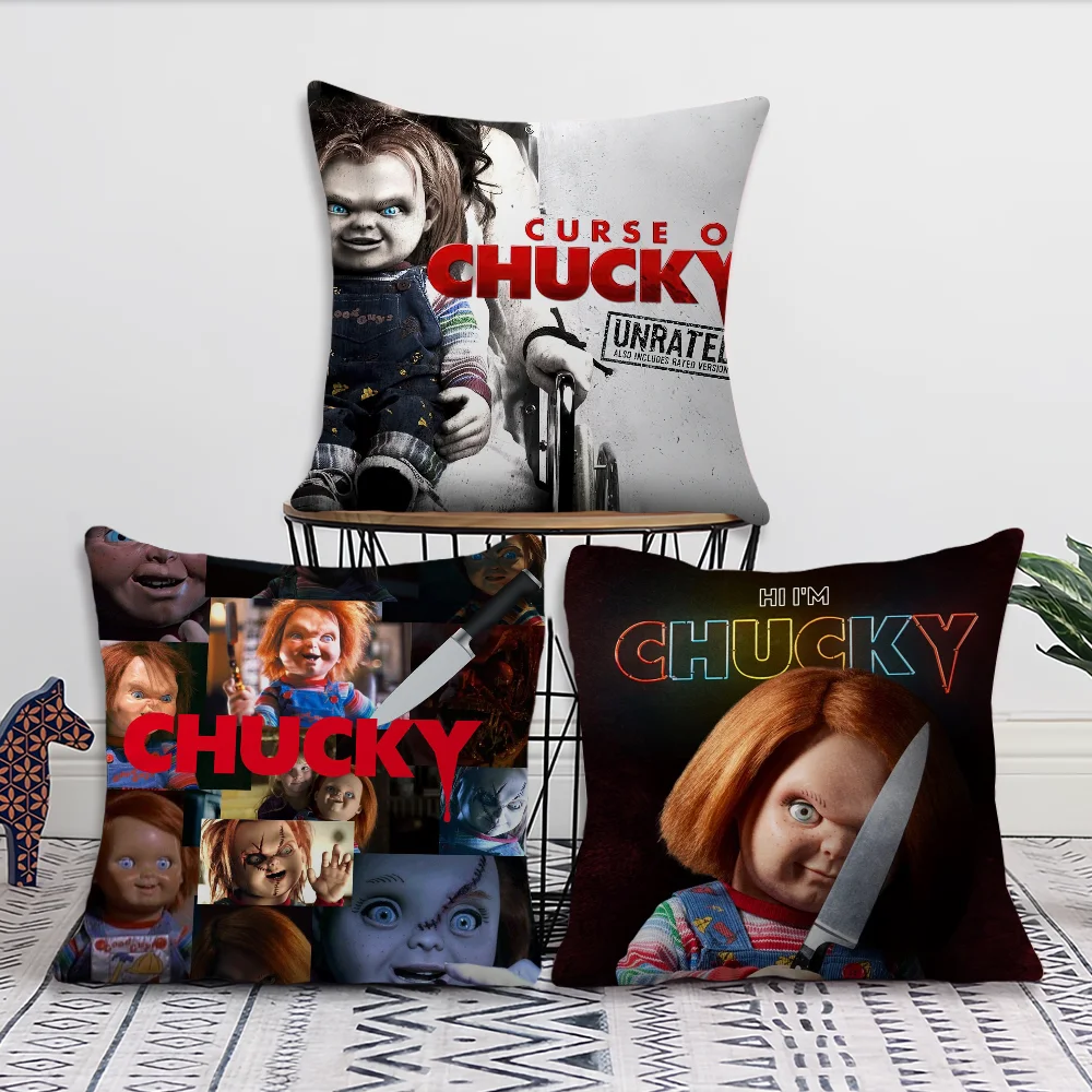 

Horror film CC-hucky Decoration Room Home Sofa living Office Car Nordic Simplicity Pillow Cover