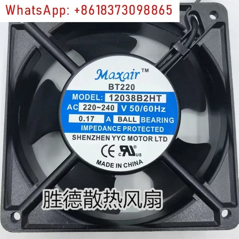 

10Pcs BT200 12038B2XL 220V BT220 12038B2HT Maxair AC Fan