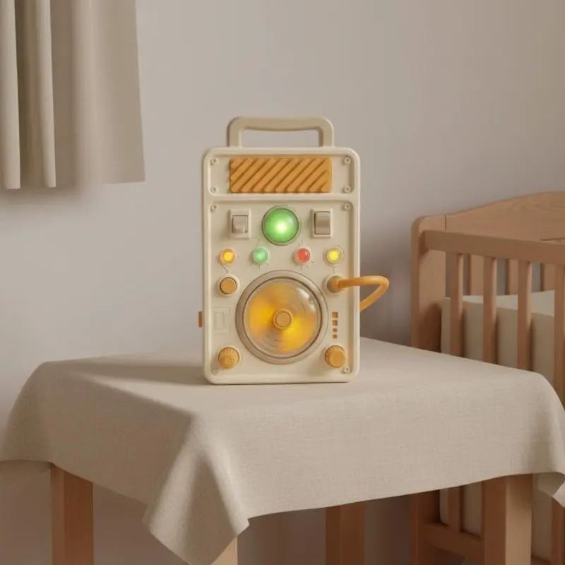 

Young Child Busy Board Play and Learn Electric Toggle Board Toy Educational Illuminated Toy Develops Fine Movement Skills