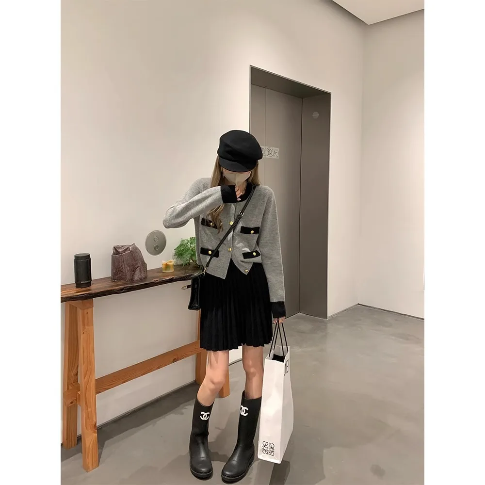 Tweed-Jacke für Damen, Winter, Thermoisoliert, Strapazierfähig, Gesteppt, für Skifahren, Schnee, Alltag, Pendeln, Winddicht, Langlebig