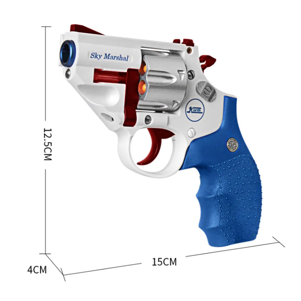 Sky Marshal Revolver Toy Gun Pistol Safe Soft Bullets Gun For Kids Boys Shopify Dropshipping