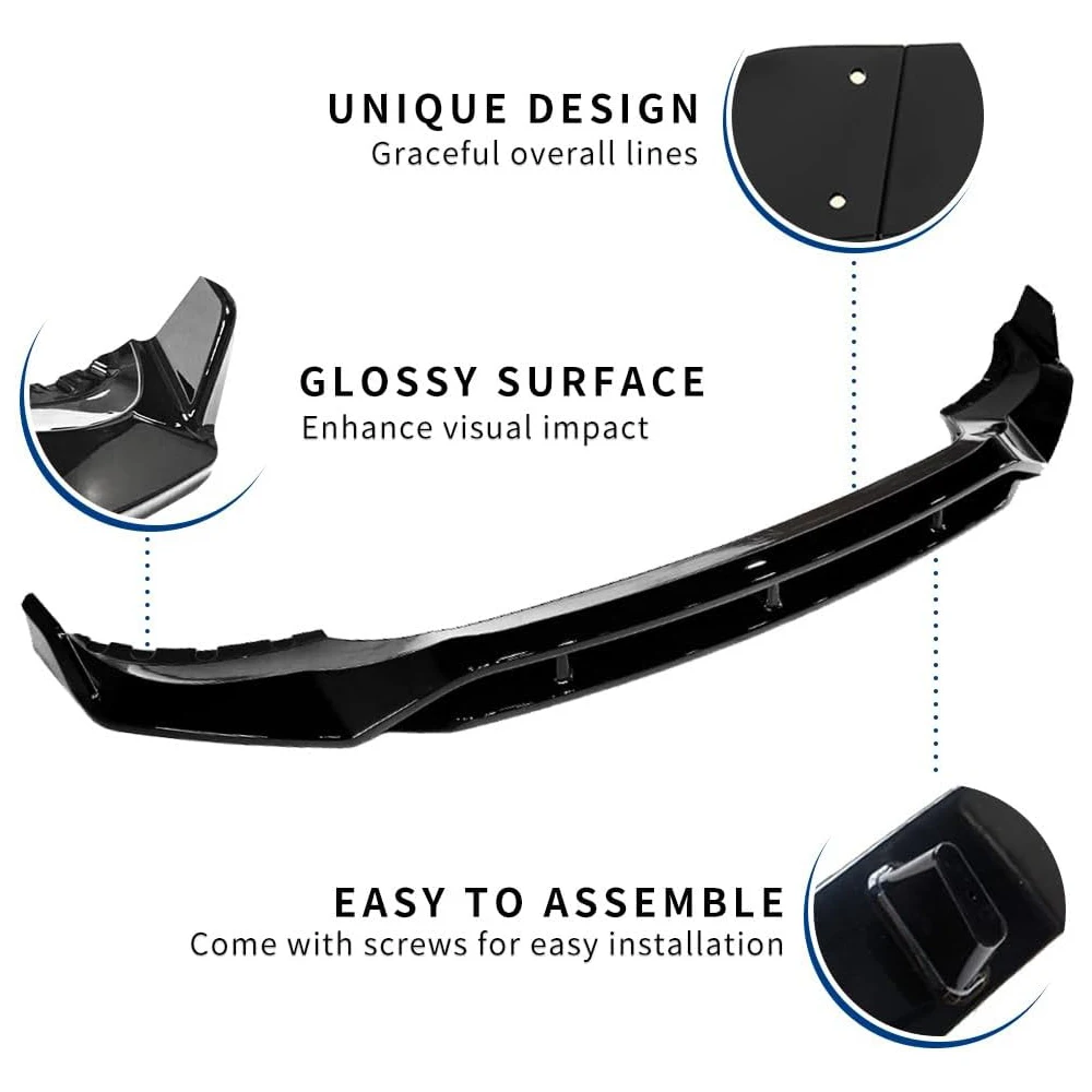 الجبهة حافة مصد السيارة لسيارات BMW X5 G05 2019-2023 M الرياضة سيارة الوفير المفسد الشفاه الحرس حامي السيارات بوديكيت الملحقات الخارجية