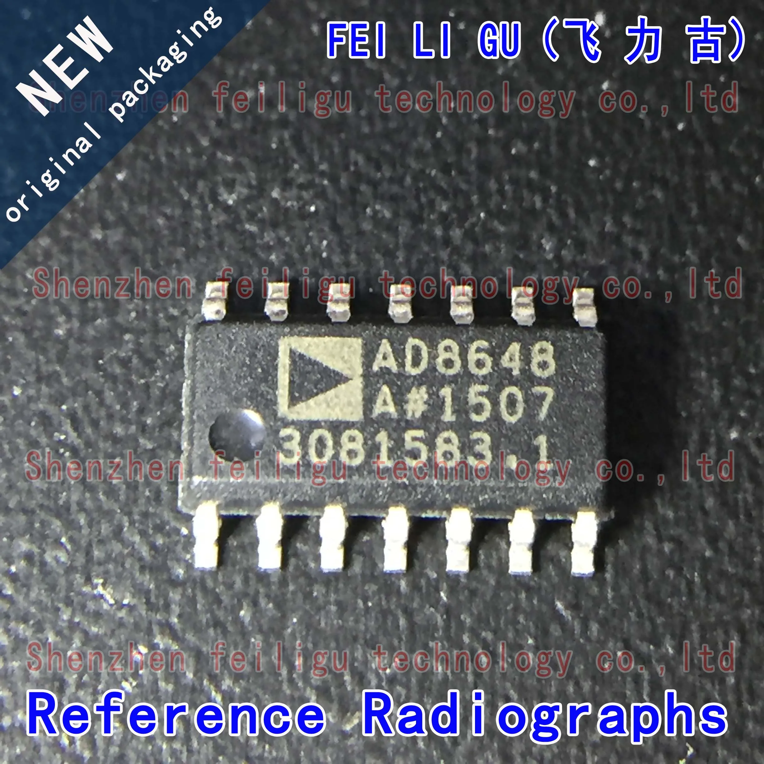 1~30PCS 100% New original AD8648ARZ-REEL7 AD8648ARZ AD8648AR AD8648A AD8648 package:SOP14 operational amplifier chip