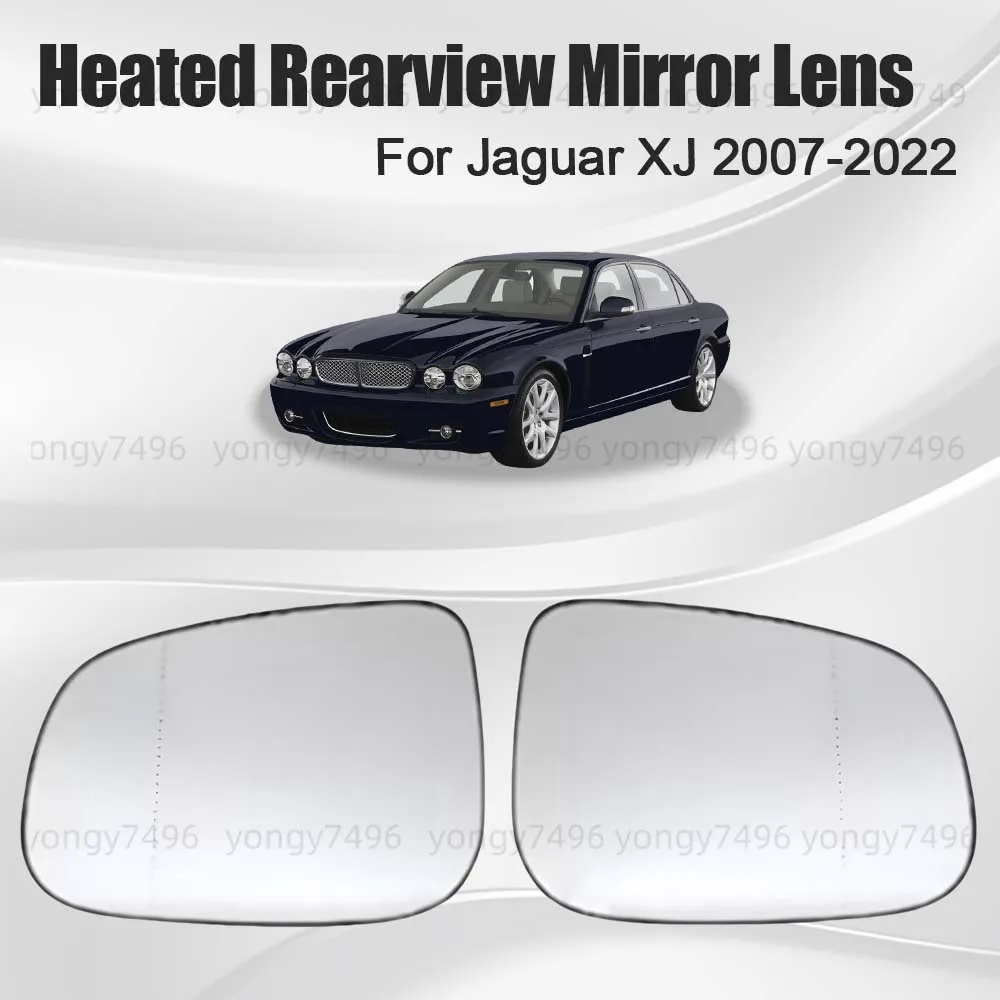 

Car Wide Angle Heated Rearview Mirror Lens For Jaguar XJ 2007-2022 Cars Accessories Decoration Mirrored Glass Replace