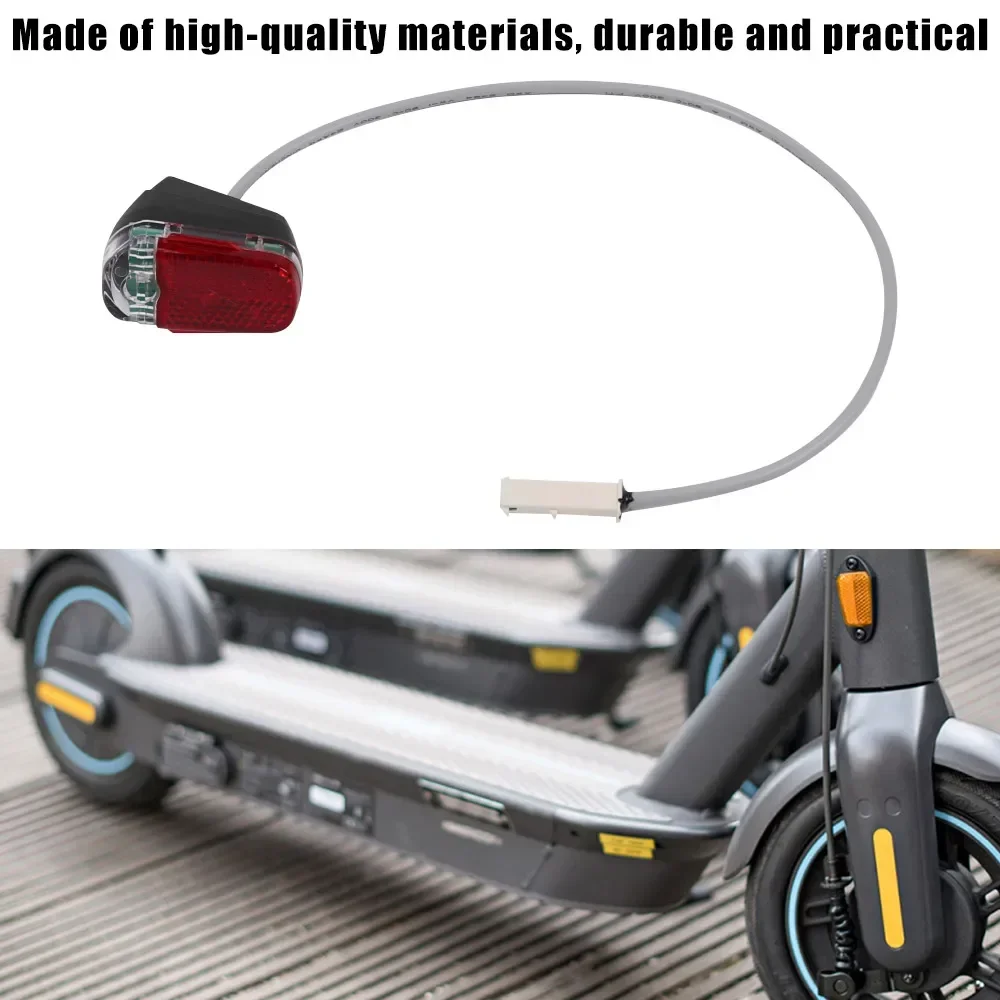 Safety Warning Brake Light Electric Scooter Accessories Waterproof Rear Taillight for Ninebot G30D Night Riding Lamp Parts