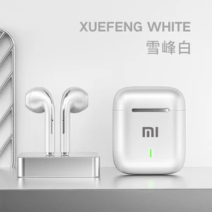 XIAOMI J18 Headphone Bluetooth Nirkabel Earphone Olahraga Stereo Telinga Headset Bluetooth Nirkabel Ture dengan Mikrofon Earbud Hi Fi 10 penjualan terbaik xiaomi earphone - №