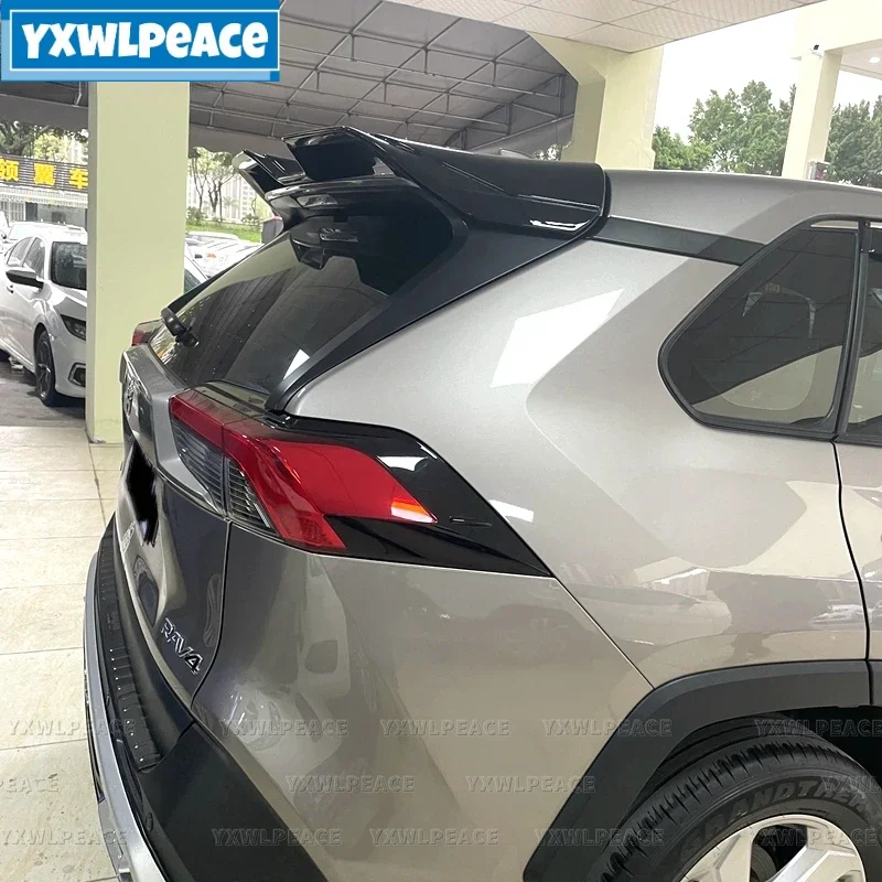 

For Toyota RAV4 2020 2021 2022 Spoiler High Quality ABS Material Big Style Rear Roof Spoiler Trunk Wing Body Kit Accessories