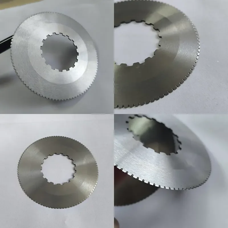 Custom Drawing Services Circular Knives Round Cutter Blade for Vegetable for Plastic & Rubber Machinery Parts Slitting