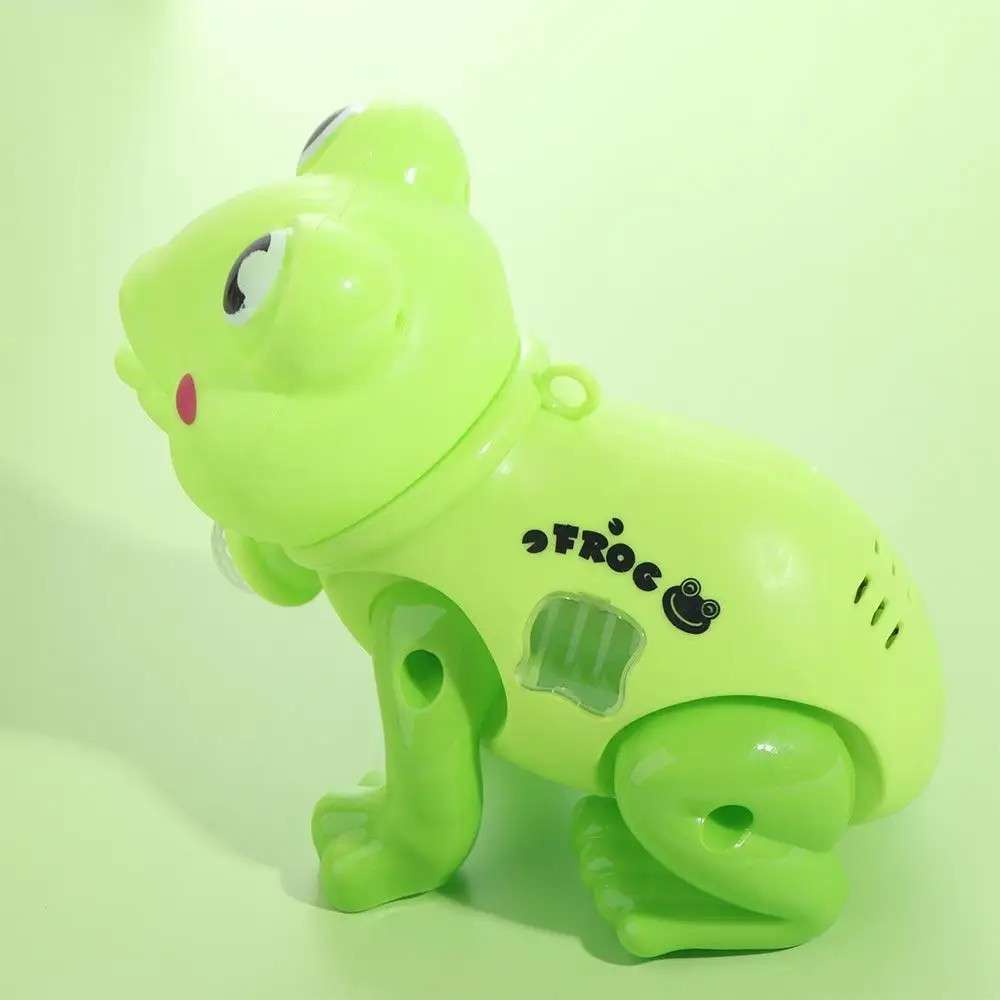 Electric Electric Frog Educational Cartoon Frog Music Projection Educational Toys Montessori Reusable Plastic