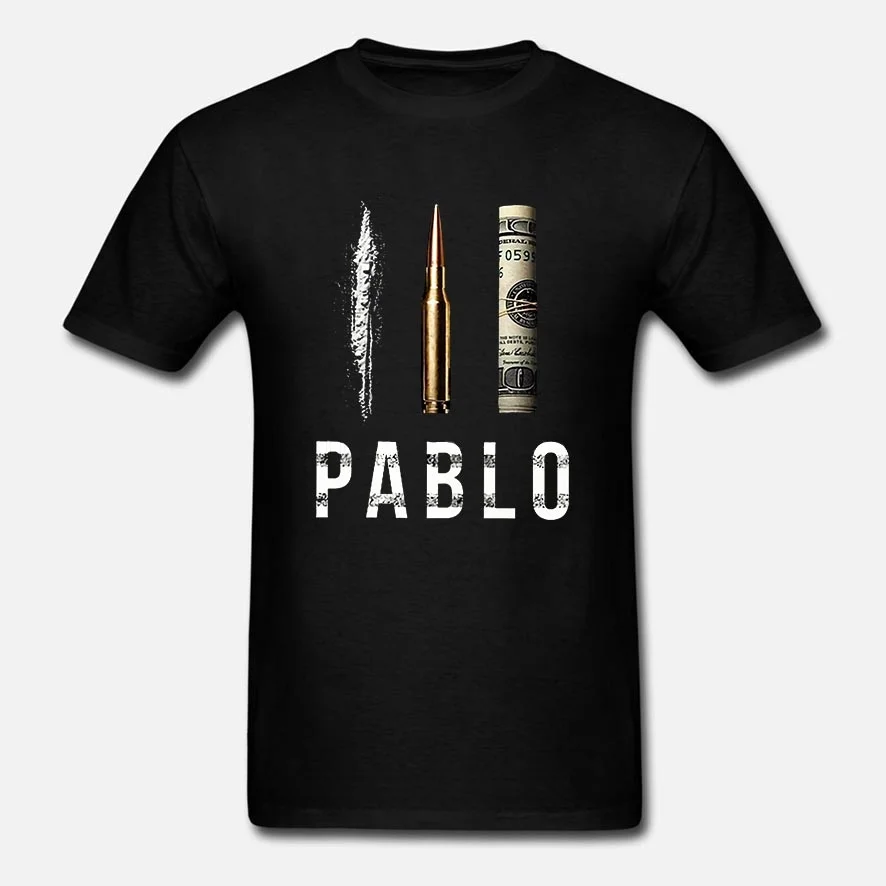 man 2024 fashion sleevee casua Consciousness is an It's Fashion Sport SleevesMen T Shirt  Pablo Escobar  cotton tshirt tops