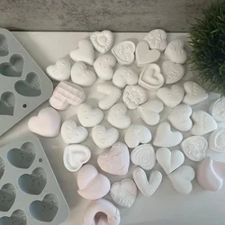 Valentine's Day Love Silicone Mold Heart Shape Cake Mould Plaster Wedding Home Decoration Molds