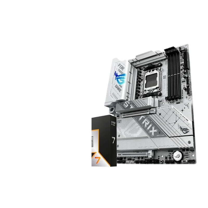 

ROG X870-A with 6000 Ryzen 9800X3D boxed main board CPU memory stick set