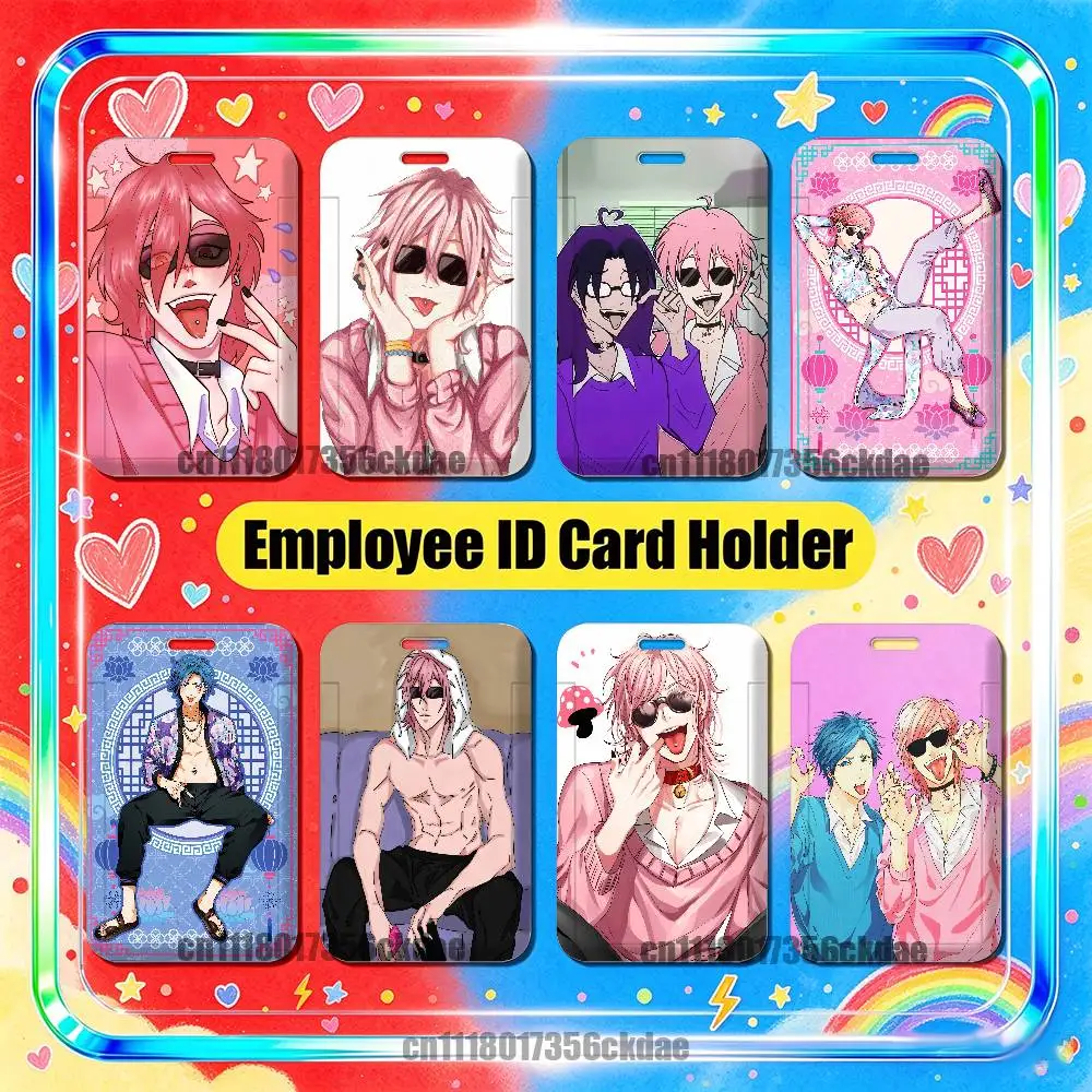 For Yuri Yarichin Club YBC Employee ID Card Holder Office Student Work Bank Credit Badge Decoration Case