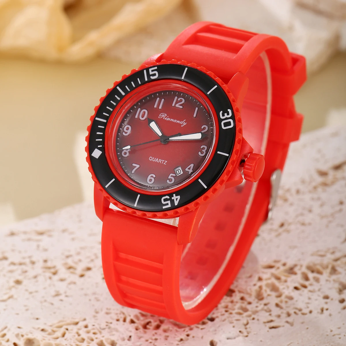 New College Style Classic Fashion Alloy Case, Pointer style Digital Dial Silicone Watch, Unisex Quartz Watch