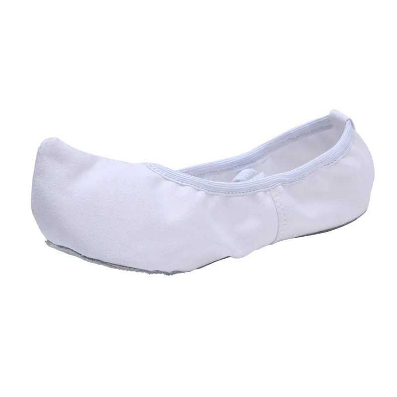

Белая танцевальная обувь. Домашняя танцевальная обувь. Легкая дышащая износостойкая парусиновая танцевальная обувь на эластичной подошве из воловьей кожи.