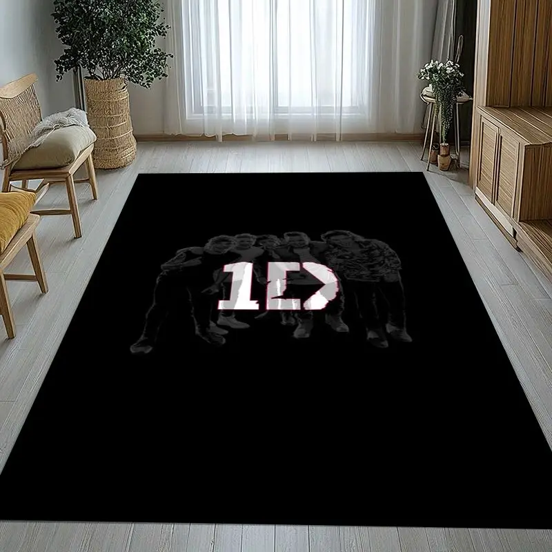 1D One D-Direction Boy Band Soft Non-Slip Large Area Rug for Living Room,Bedroom Playroom Carpet Mat for Sofa,Home Decor Gift