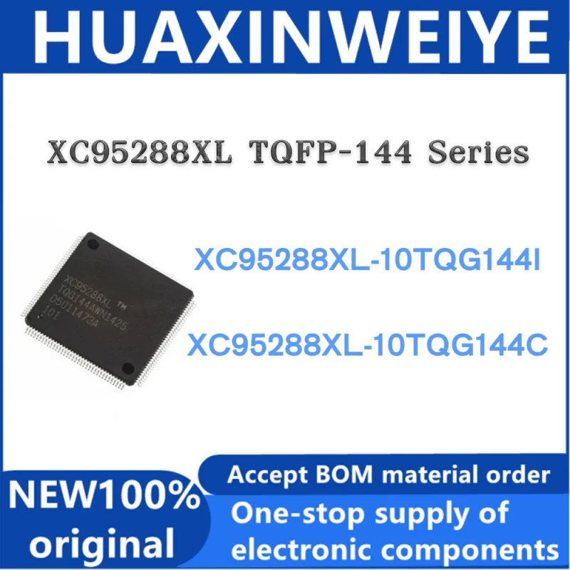 NEW ORIGINAL IC MCU CHIP, XC95288XL-10TQG144C HOODIES XC11.10G144I, XCCHWT XL-PQG144, TQFP-144