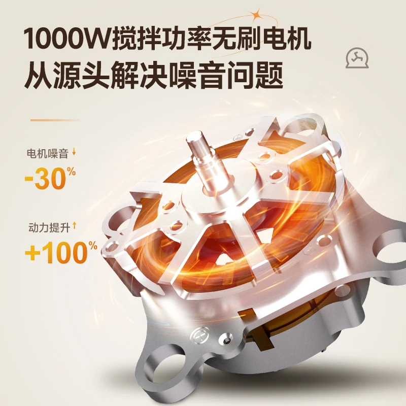 ماكينة تصنيع حليب فول الصويا ذات الصوت الناعم المكسور من وستنجهاوس، عصارة أوتوماتيكية خالية من الفلتر، خلاط متعدد الوظائف