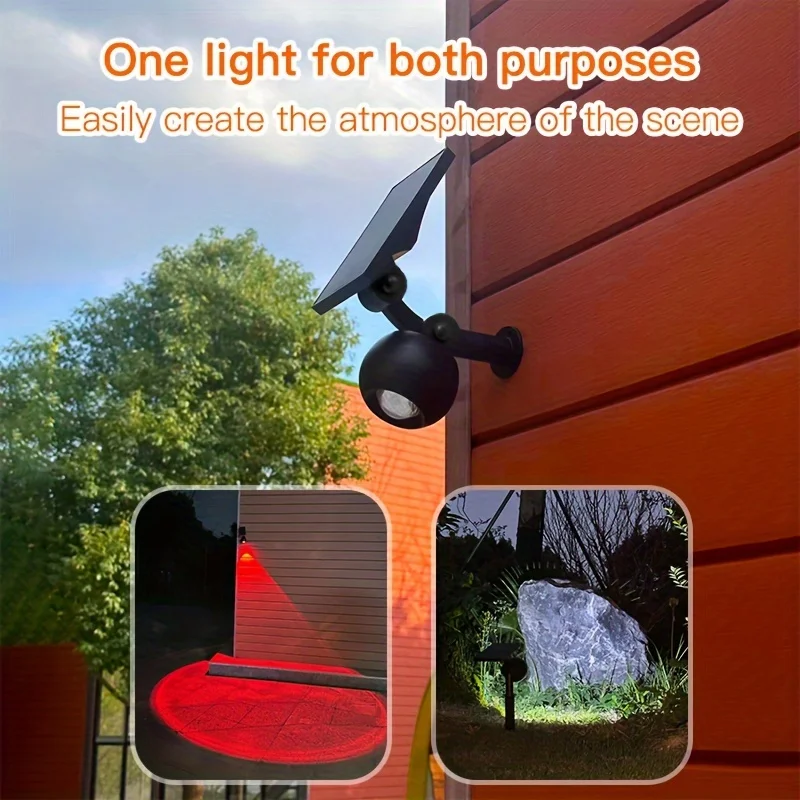 

Solar Landscape Spotlights Sunset Solar Spot Lights Outdoor Solar Powered Lamp Waterproof for Yard Pathway Garage Patio Garden