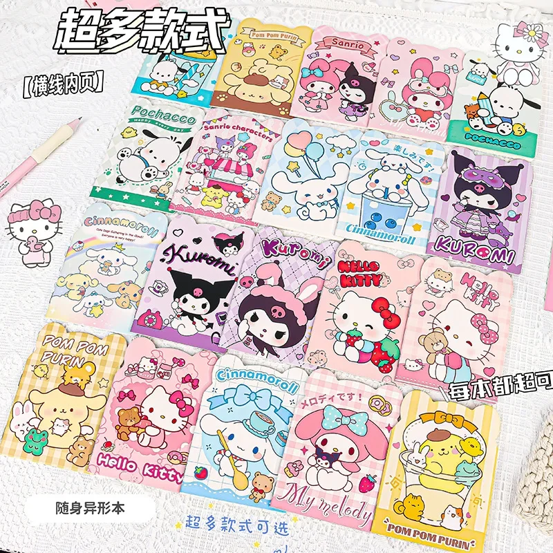 

Kawaii Sanrio Anime Hello Kitty Book Cartoon Alien Book Children's Student Thin Notebook Cute Girls Notepad