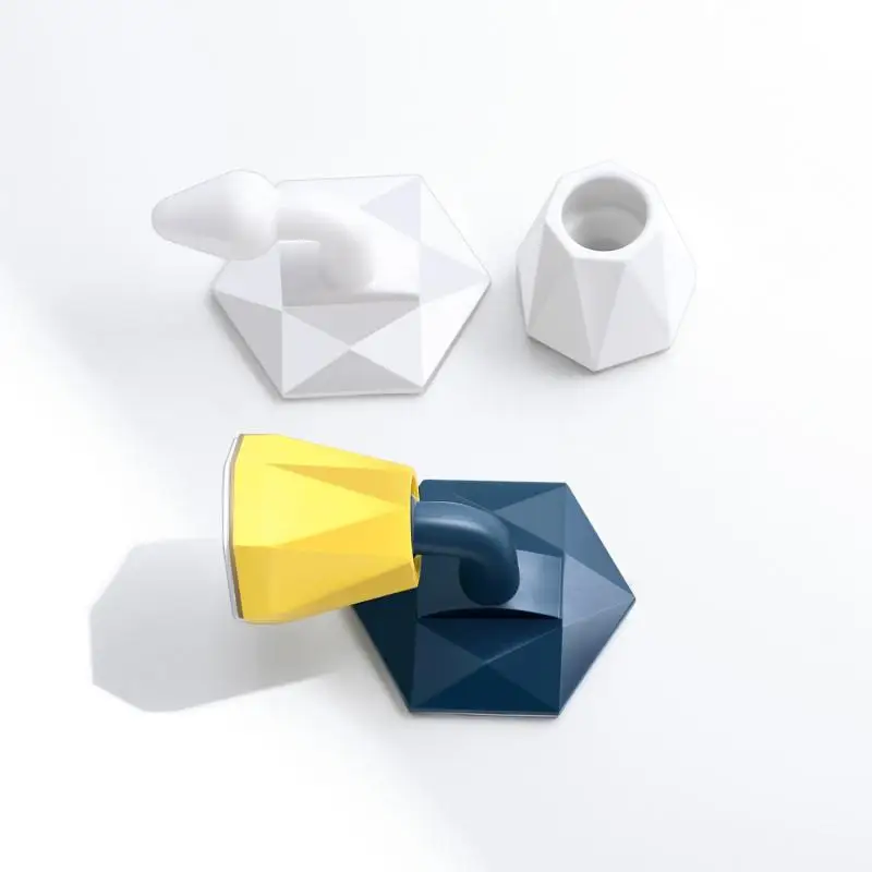 Non-Punch Mudo Silicone Rolha Da Porta, Porta Anti-colisão, Auto-adesivo, Toque, WC, Absorção de parede, Porta Plug