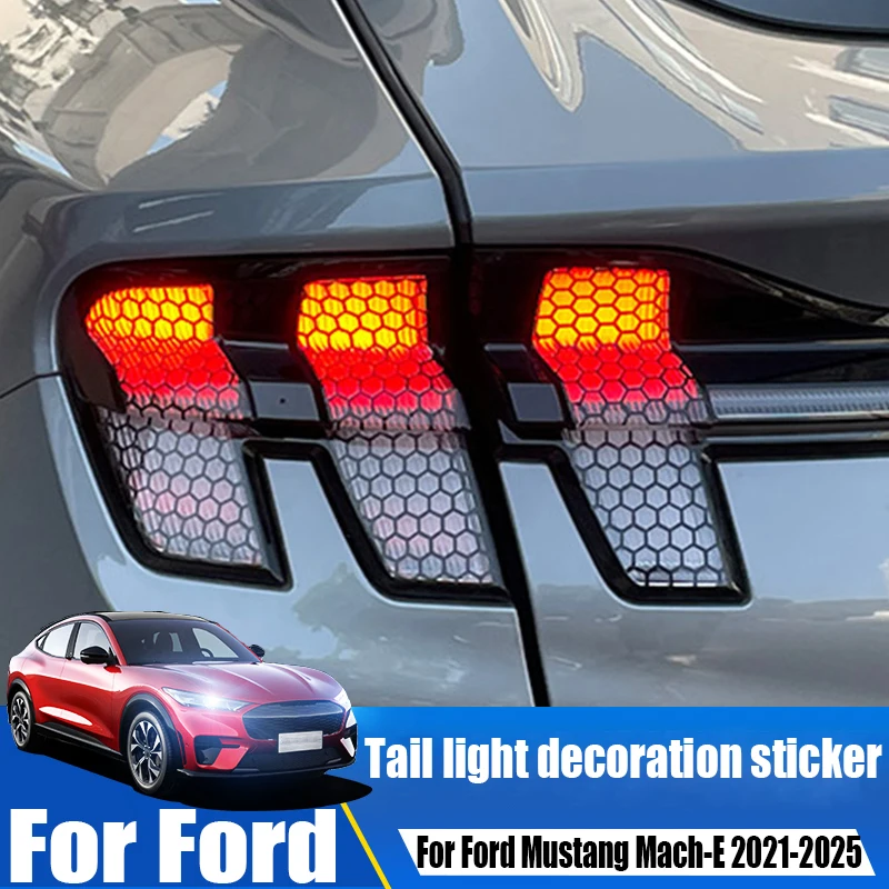 

For Ford Mustang Mach-E 2021 2022 2023 2024 2025 modified taillight decoration stickers car exterior decoration accessories