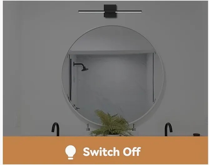 

Dimmable LED Vanity Light Bar – 24/32/48 Inch, 5-Step CCT Adjustable (2700K–6500K), Built-in Touch Dimmer, 14W/18.5W/28W, 1100–2100 LM, Sleek Black Finish, Ideal for Mirror Cabinets, Bathrooms & Bedrooms, 120V Ready, FCC Certified