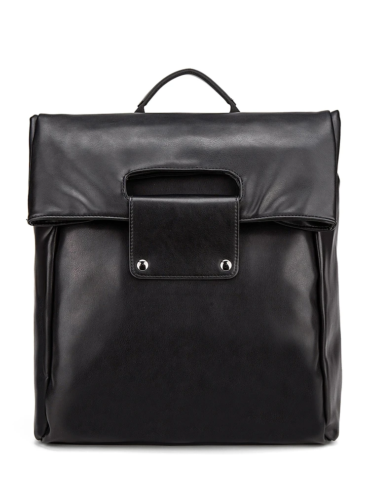 Light Luxury Fashion And High-end Backpacks With Glossy Patent Leather For Work And Commuting Large Capacity Computer Backpacks