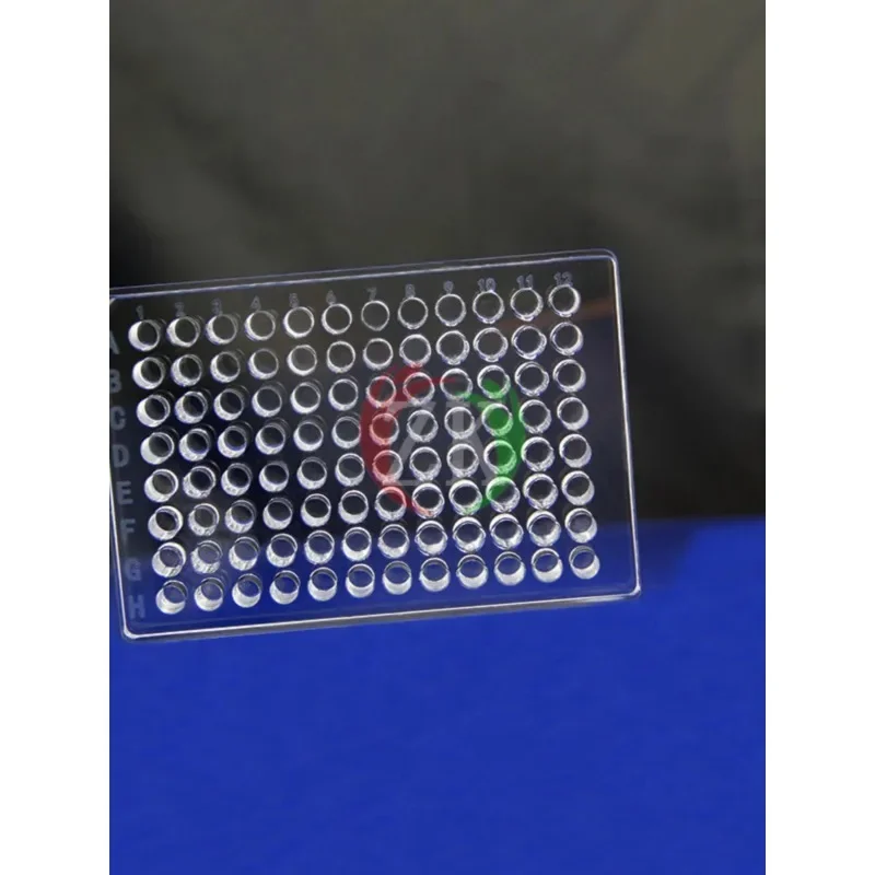 96 Well Quartz Glass Enzyme-linked Immunosorbent Assay Plate ( Temperature And Corrosion Resistance)