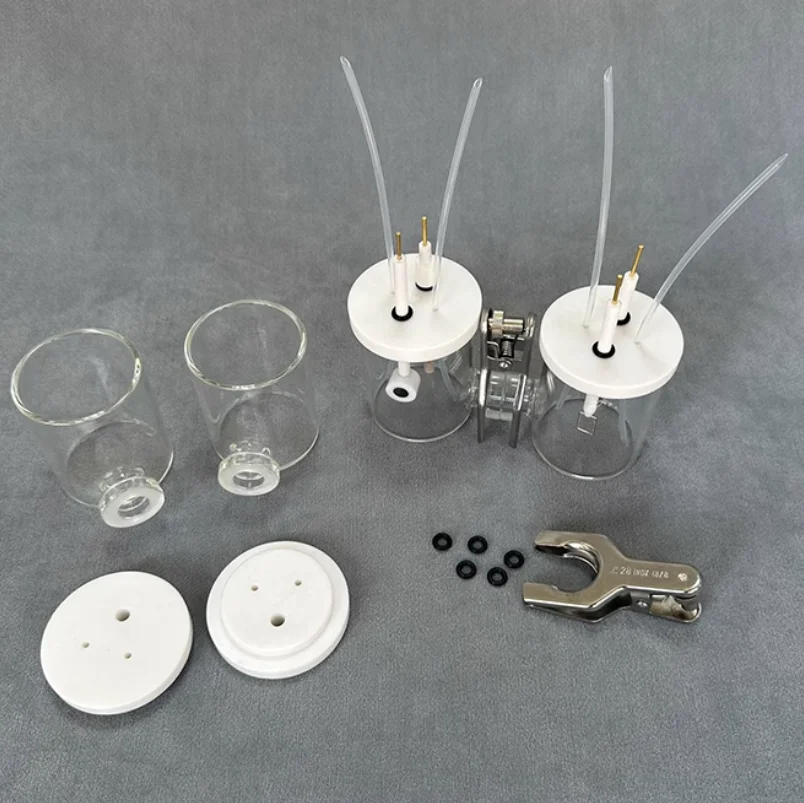 

H-type Electrolytic Cell Replaceable Ion Membrane Sealed Design Glass Material 1 Year Warranty OEM/ODM Customized Support Made