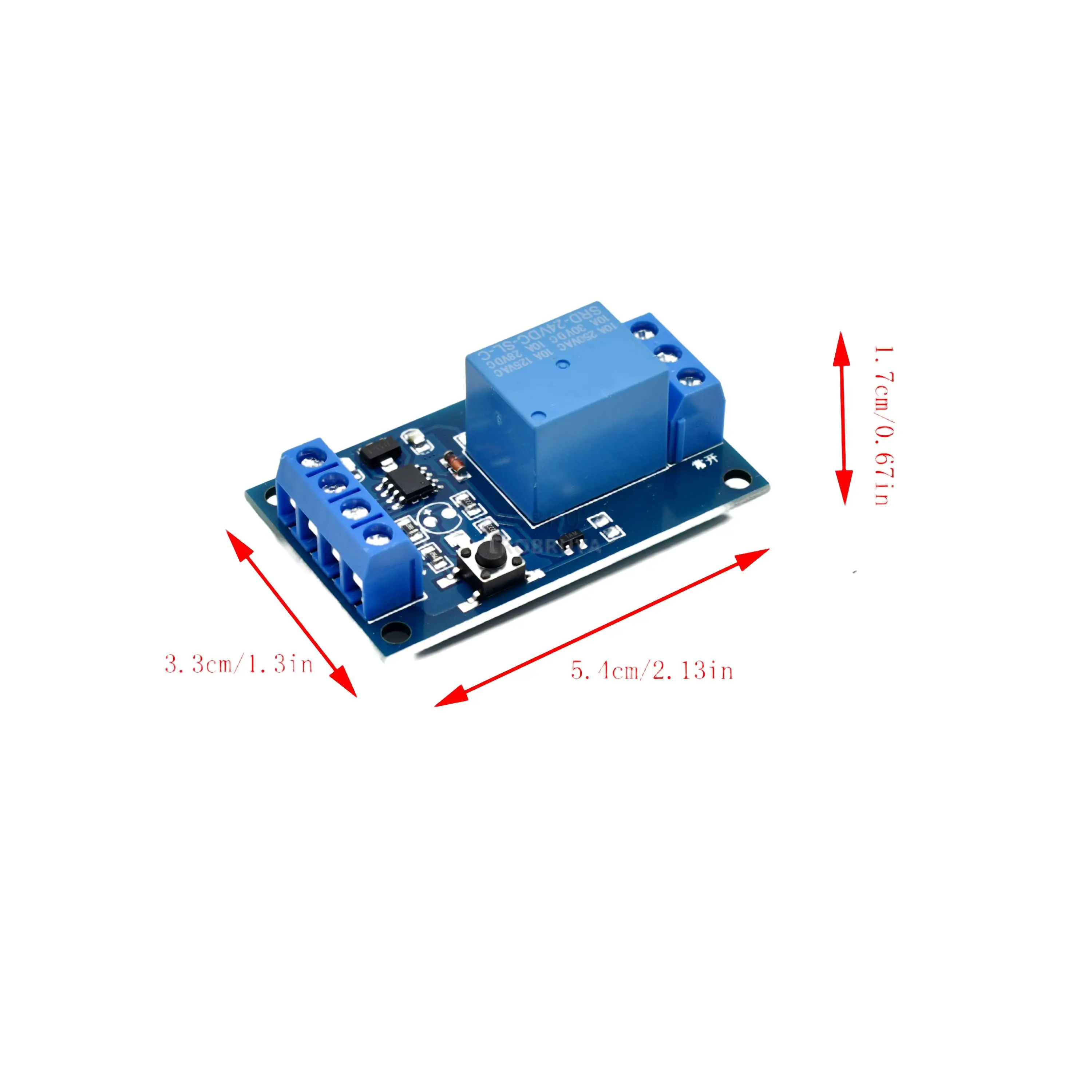 หนึ่งแพคเกจของสอง5V12V โมดูลรีเลย์ bistable คีย์เดียว5V12V24V การปรับเปลี่ยนรถยนต์สวิตช์สตาร์ท-หยุดล็อคตัวเอง [306