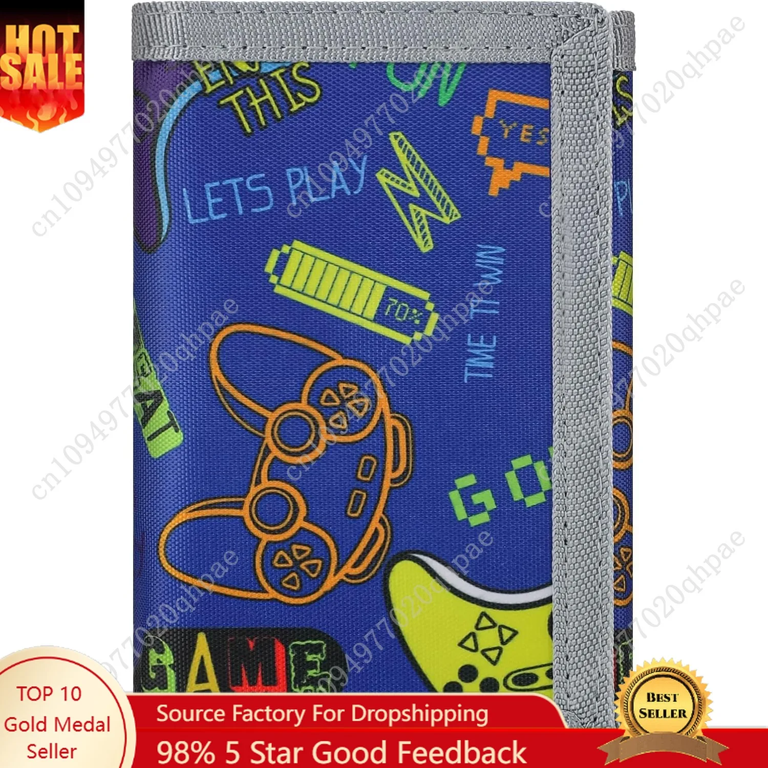 

Kids Wallets for Boys and Girls Ages 4-18 Trifold, Toddler/Youth Wallet for Boys Age 5-7 with Zippered Coin Pocket and Card Hold