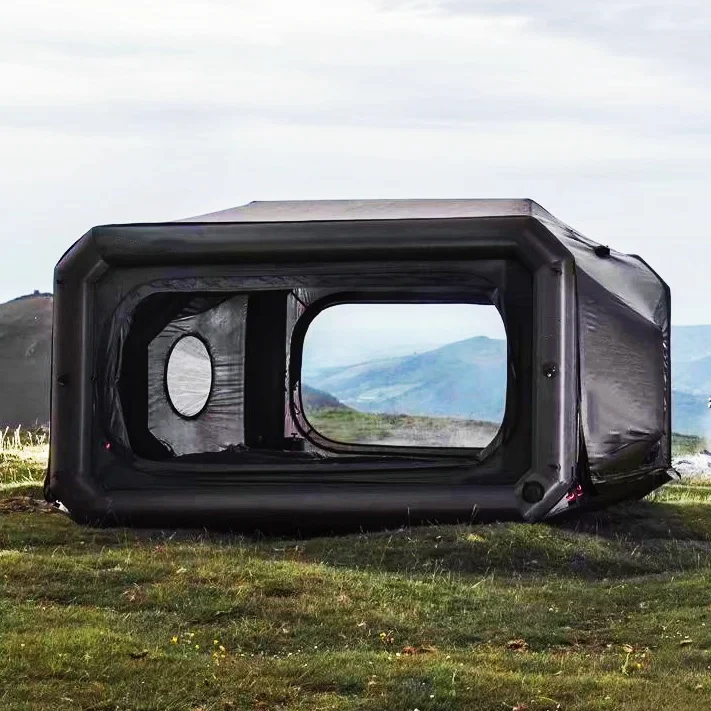 

ST Newest Large Waterproof Inflatable Air Cabin Tent With Two Layers