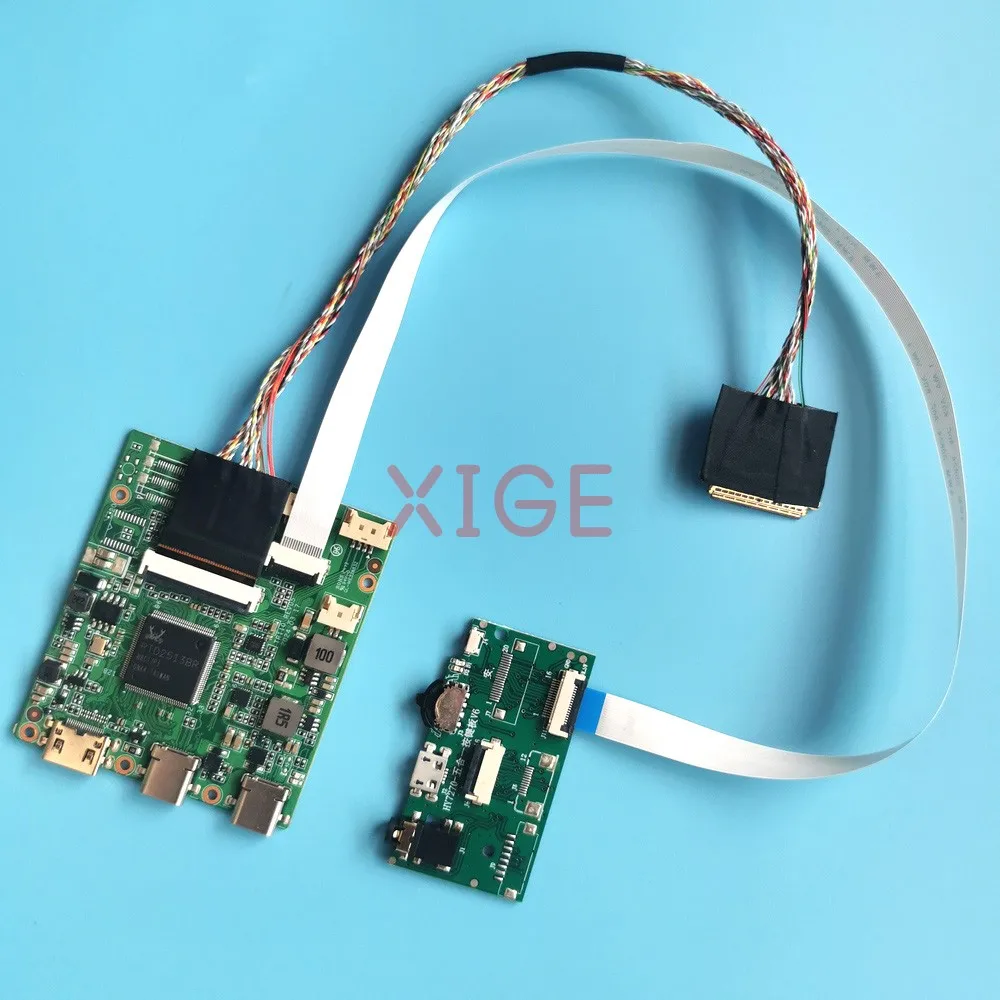 

Controller Driver Board For LTN160AT06-A01/H01/T01/U01 DIY Kit 1366x768 Mini-HDMI USB-C Laptop Matrix 16" TYPE-C LVDS 40 Pin