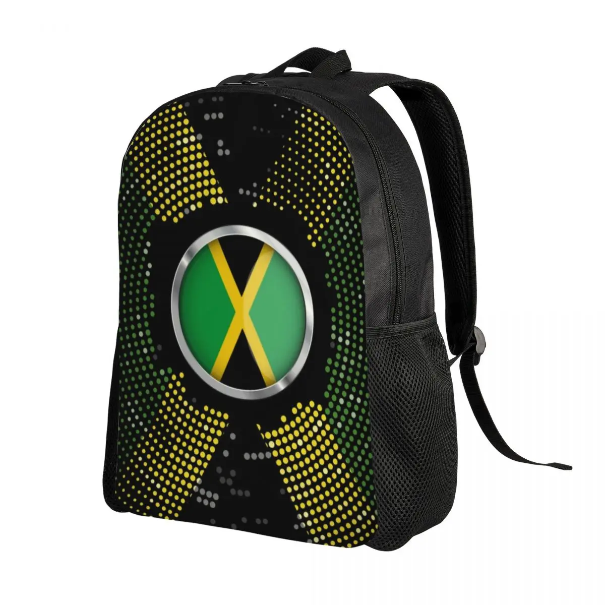 3D Printing Jamaica Flag Reggae Music Backpacks for Girls Boys Jamaican One Love School Travel Bags Bookbag Fits 15 Inch Laptop