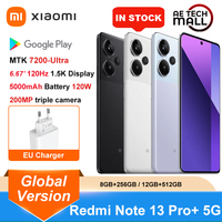 Xiaomi Redmi Note 13 Pro+ 5G Global Version Smartphone MediaTek Dimensity 7200-Ultra 200MP OIS Camera 120W HyperCharge NFC