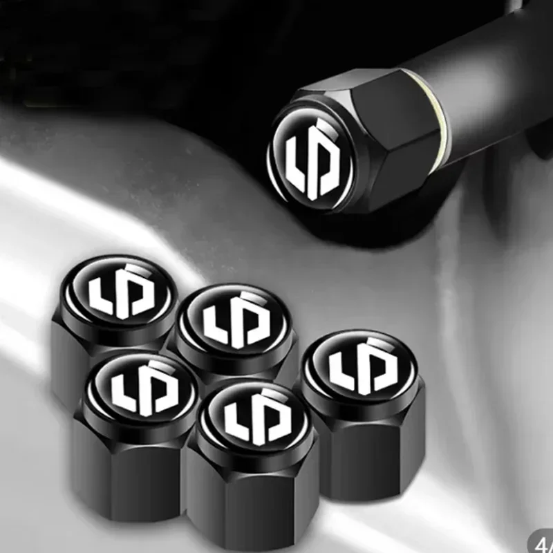 Waterproof Brand‑Printed Tire Valve Stem Protective Caps For Leapmotor C10 C11 C01 C16 T03 B10 Vehicle Wheel Mod Parts