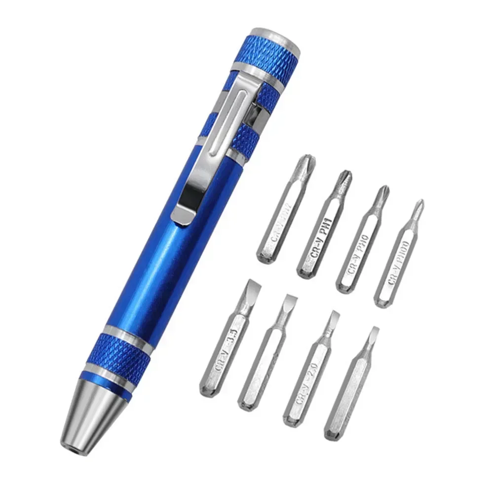 Disassembly Pen Multi-function Screwdriver Brand New Common Screws And Bolts Eight Screwdriver Heads High Quality Material