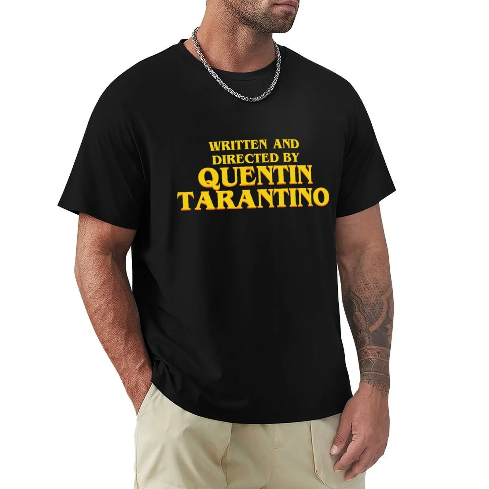 written-and-directed-by-quentin-tarantino-t-shirt-sporty-breathable-short-sleeve-t-shirt