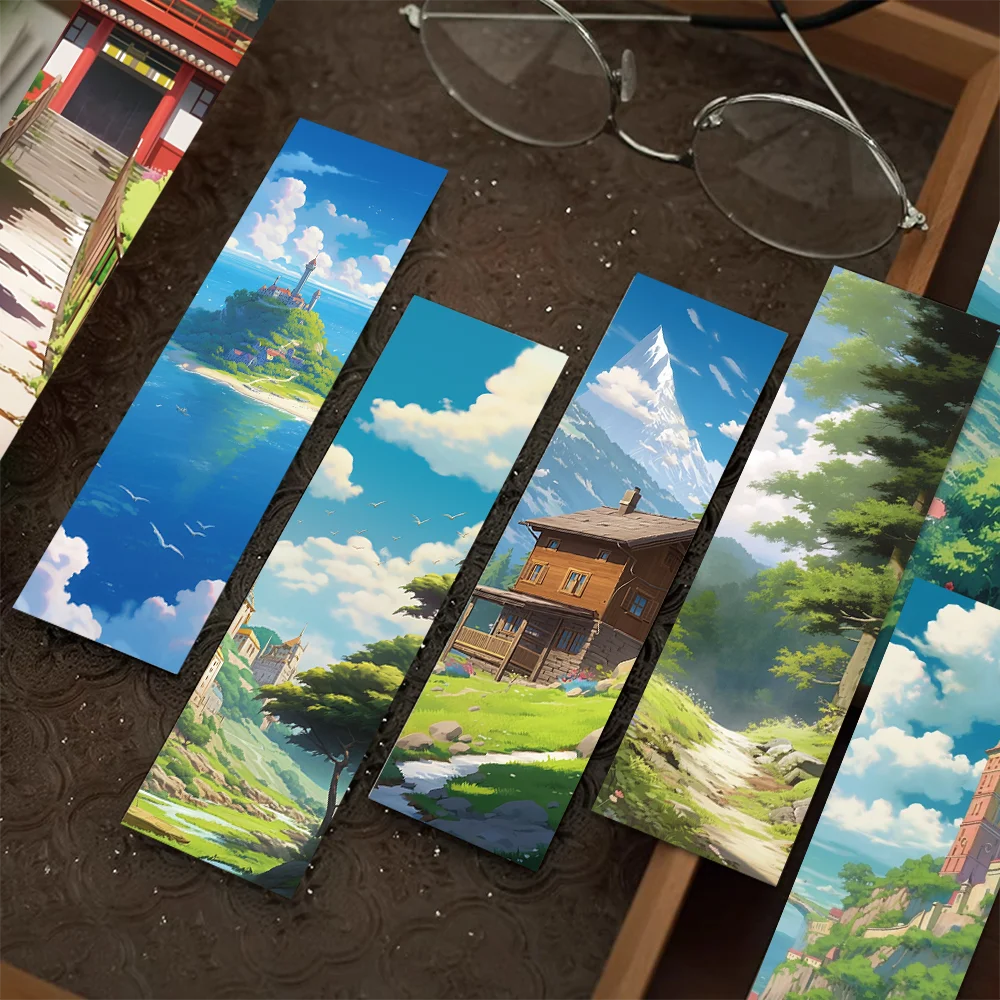 hayao miyazaki manga estilo bookmarks presentes de estudante faca voce mesmo arte criativa decoracao leitura livro marcadores pagina 30 pcs 01