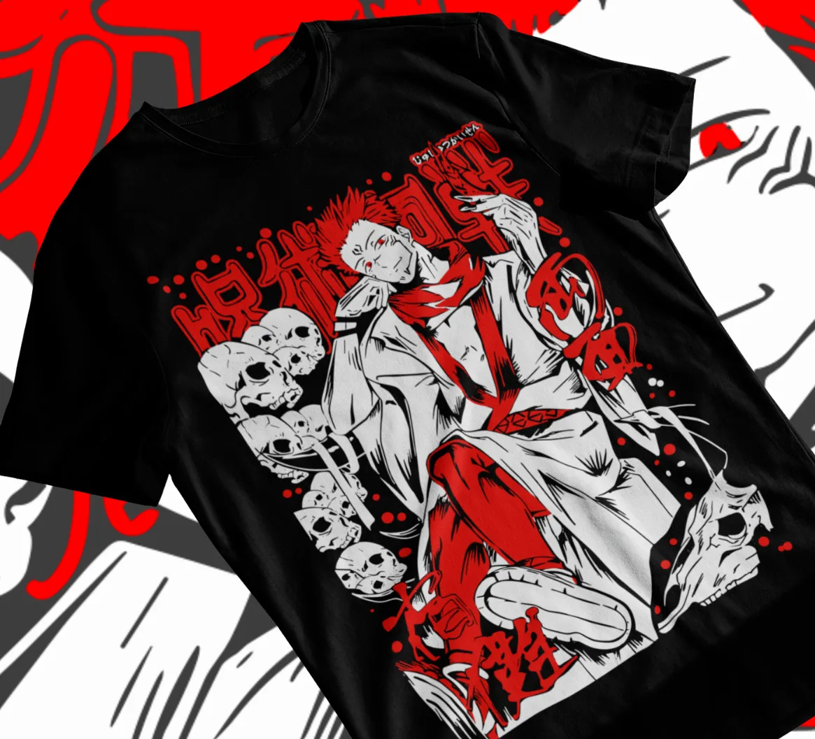 

Ryomen Sukuna T-Shirt Jujustu Kaisen JJK jujutsu kaisen Anime Tee Soft Tee