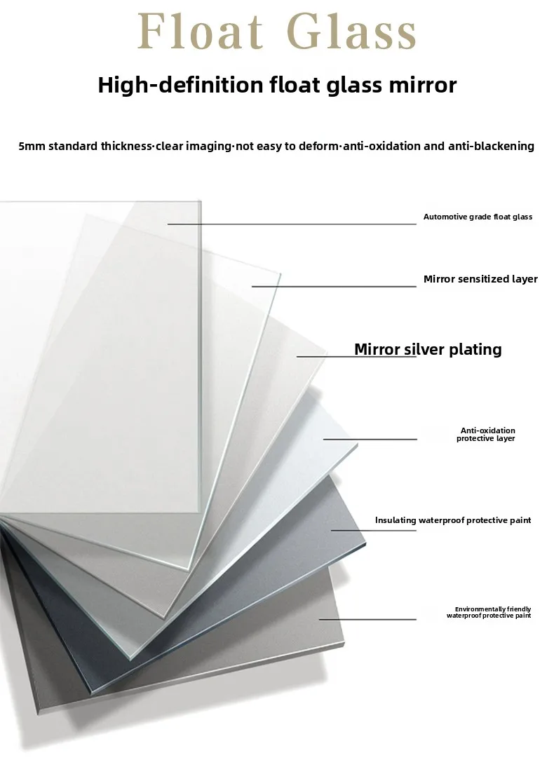 Mesa de tocador de escritorio, espejo de tocador de escritorio para dormitorio de estudiantes y mujeres, espejo cuadrado plegable grande para dormitorio, hogar