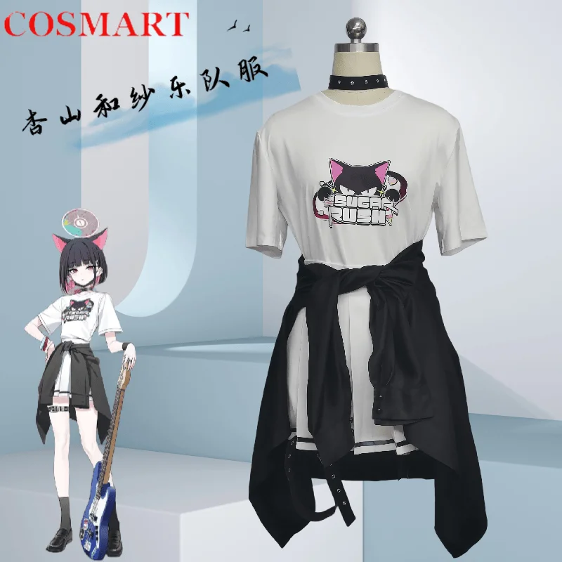 

COSMART Blue Archive Kyoyama Kazusa Hit The Song Costume Cosplay Costume Cos Game Anime Party Uniform Hallowen Play Role Clothes