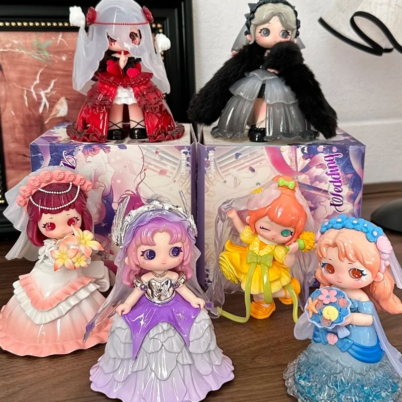 

Genuine Yuli 6th Generation Yaoqi Banquet Gift Series Blind Box Handmade Desktop Ornament Trendy Play Cute Doll Gift For Girls